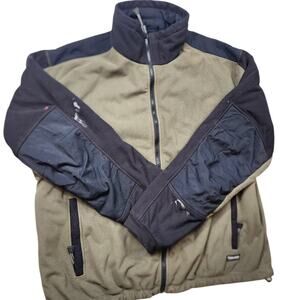 Cabelas WindShear Jacket Mens XLT Tall Fleece Full Zip Hunting Hiking Gorpcore